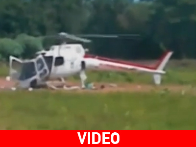 Απίστευτο video με τη συντριβή ελικοπτέρου στη Βραζιλία