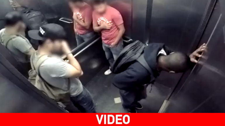 Προκάλεσε… Χ-Α-Ο-Σ μέσα στο ασανσέρ!