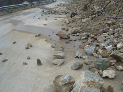 Κλειστή η Ν.Ε.Ο. στο ύψος του Διακοπτού