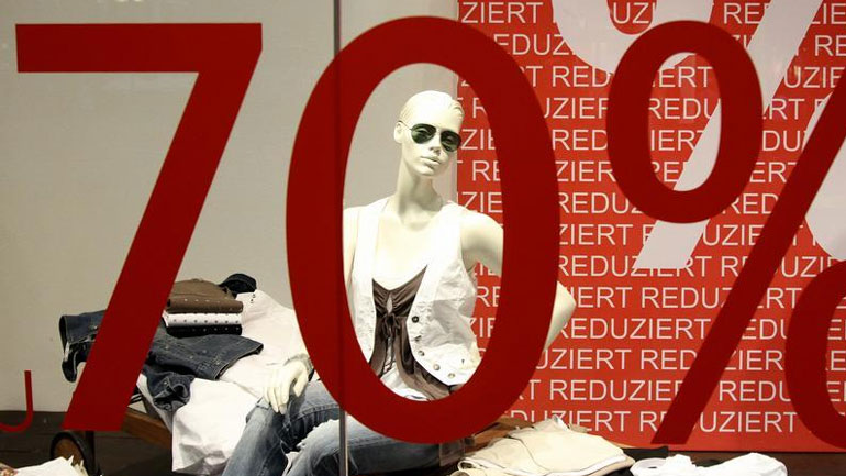 Εκπτώσεις: 30% κάτω η κίνηση στο Ηράκλειο Κρήτης