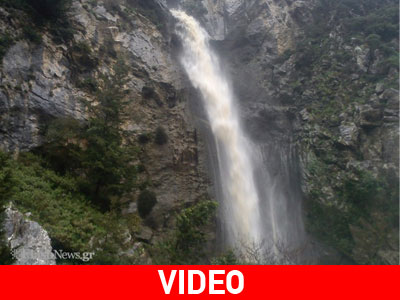 Το Ρέθυμνο απέκτησε… καταρράκτη!