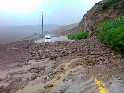 Κατολίσθηση στο οδικό δίκτυο Χανίων