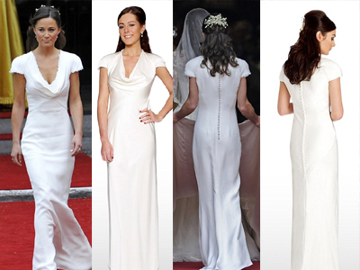 Επίσημη κυκλοφορία για το φόρεμα της Pippa