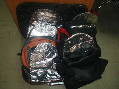 Το σακίδιο έκρυβε ναρκωτικά