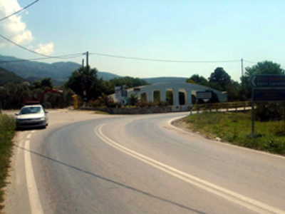 Καρμανιόλα η επαρχιακή οδός Βόλου-Αγριάς