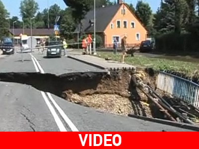 «Άνοιξαν» οι ουρανοί στην Πολωνία