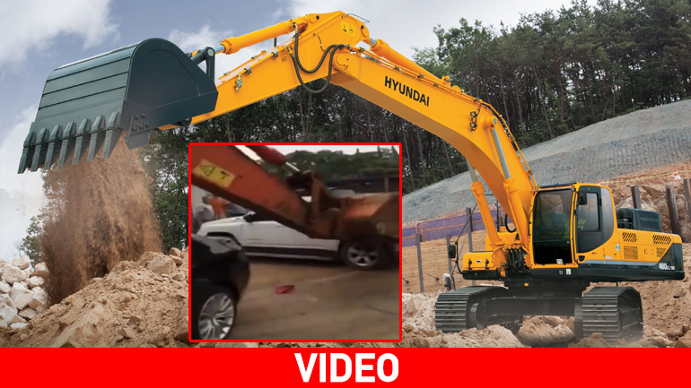 Επιστράτευσαν… εκσκαφέα για την παράνομη στάθμευση