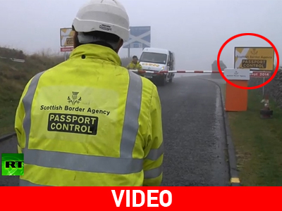 Έστησαν… ψεύτικα σύνορα στη Σκωτία!