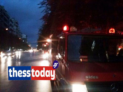 Κάηκαν κάδοι στη Θεσσαλονίκη