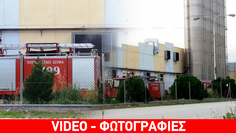 Ξάνθη: Συναγερμός από φωτιά σε εργοστάσιο πλαστικών
