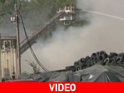 Η.Π.Α.: Μεγάλη πυρκαγιά σε εργοστάσιο ανακύκλωσης ελαστικών