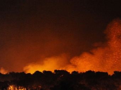 Υπό μερικό έλεγχο φωτιά στην Αγ. Παρασκευή Φθιώτιδας