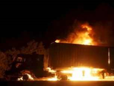 «Λαμπάδιασε» εν κινήσει