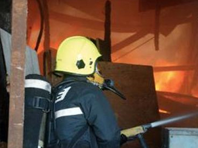 Φωτιά σε αποθήκες στο Κιλκίς