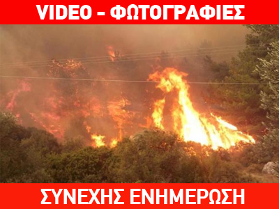 Μαίνονται τα πύρινα μέτωπα στη Χίο -70.000 στρέμματα έγιναν στάχτη