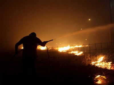 Πυρκαγιά στο Ηράκλειο της Κρήτης