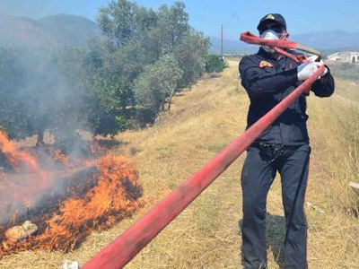 Φωτιά στον Άγιο Ματθαίο στα Χανιά
