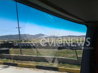 Φωτιά στα Κριεζά Ευβοίας