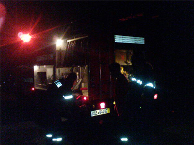 Πυρκαγιά σε συνεργείο αυτοκινήτων στο Μπραχάμι