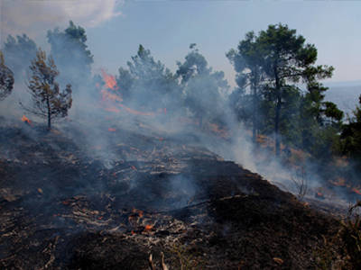Σε ύφεση τα δύο μέτωπα στην Κόρινθο