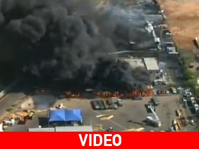 «Κόλαση» φωτιάς σε αποθήκη στην Αριζόνα