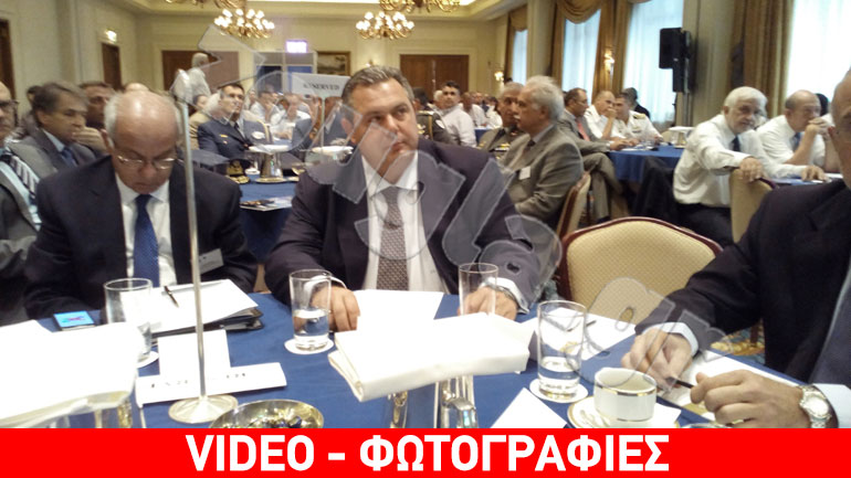 Ο Π. Καμμένος στο συνέδριο του Athens Flying Week