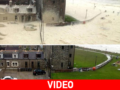 Χιόνισε… αφρό στη Σκωτία