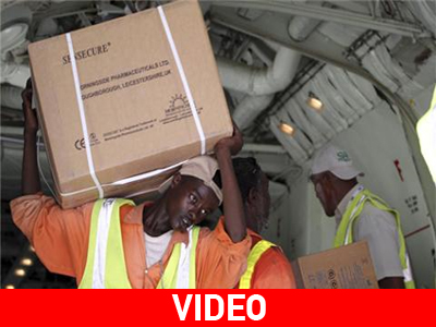 Εναέριες ρίψεις τροφίμων στη Σομαλία