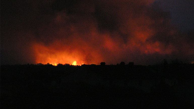Πυρκαγιά στο Σοχό Θεσσαλονίκης