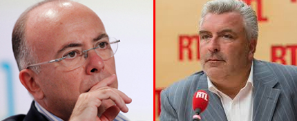 Από αριστερά προς τα δεξιά: Bernard Cazeneuve και Frederic Cuvillier