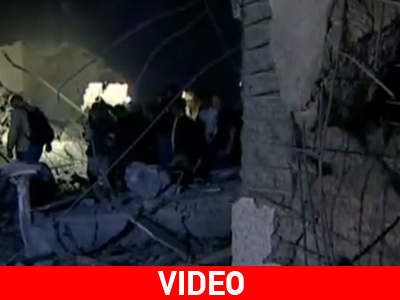 Θανάσιμο χτύπημα στην κατοικία Gaddafi