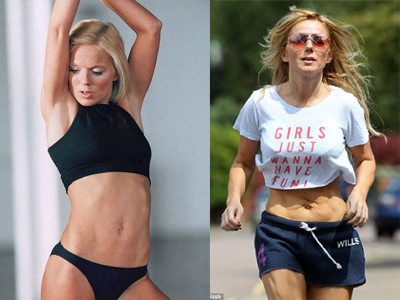 Τι τρέχει με τους κοιλιακούς της Geri;