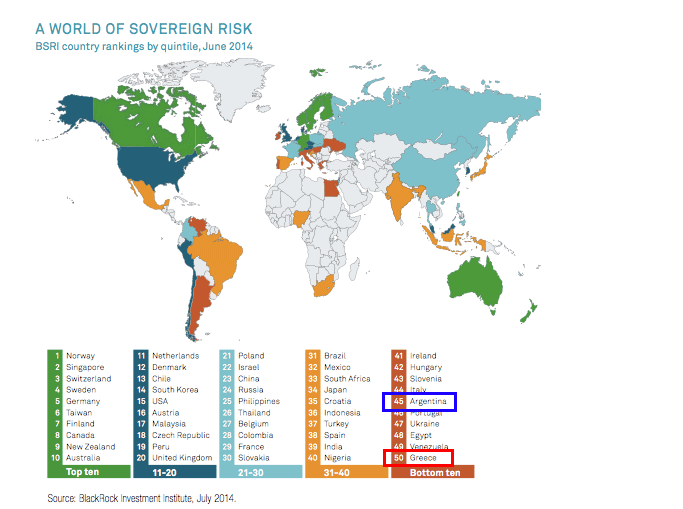Ιούνιος 2014: Ο χάρτης της επικινδυνότητας
