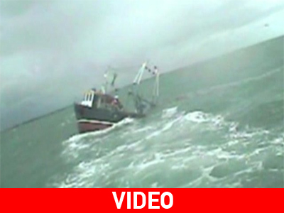 Διάσωση στο παρά πέντε για αλιείς στη Βρετανία