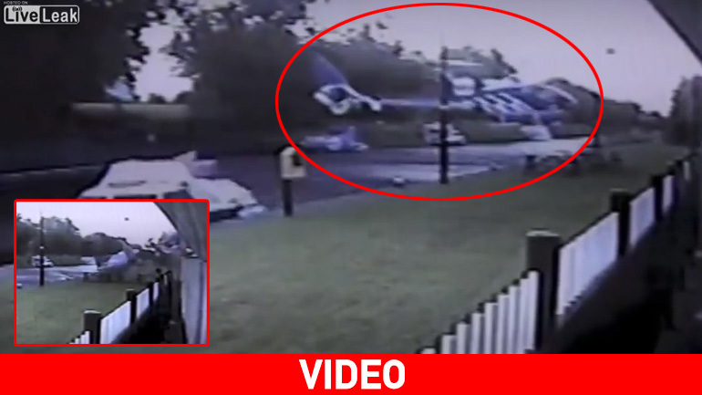 Ιρλανδία: Καρέ καρέ η συντριβή ελικοπτέρου σε παμπ