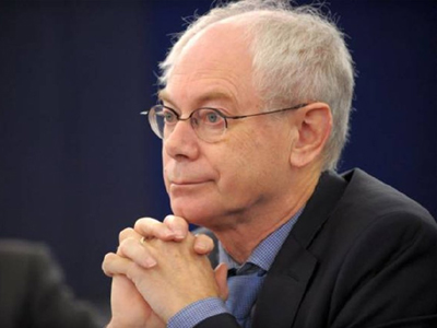 Στον Χέρμαν βαν Ρομπάι αντιπροσωπείες ευρωπαϊκών συνδικάτων