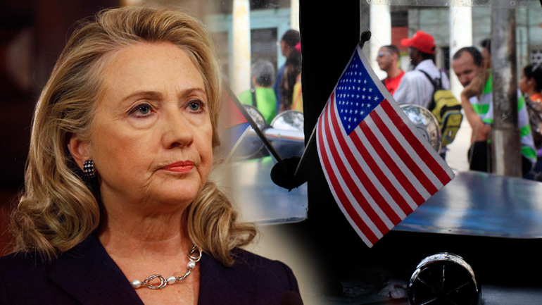 Υπέρ της άρσης του εμπάργκο στην Κούβα η Χίλαρι