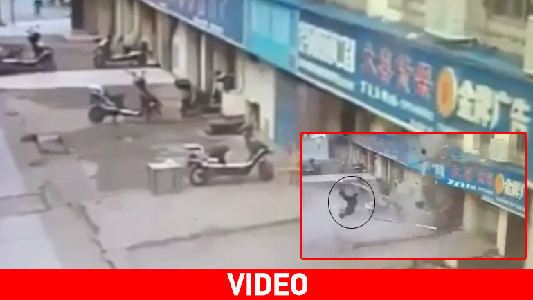 Κίνα: Καρέ καρέ θανατηφόρα έκρηξη σε κατάστημα