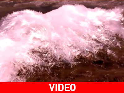 Η.Π.Α.: Βελόνες πάγου στις όχθες λίμνης