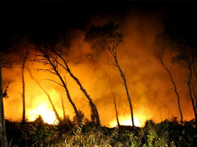 Σε ύφεση η φωτιά στο Ναύπλιο
