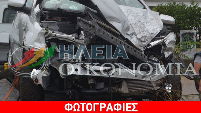 Πύργος: Σοβαρό τροχαίο με τρεις τραυματίες