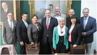 Συνάντηση με τη διοίκηση του Ευαγγελισμού