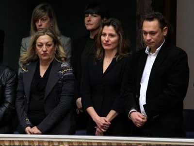 Η γυναίκα του πρωθυπουργού στα θεωρεία της Βουλής