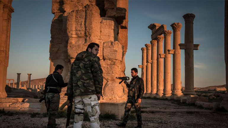 Θέσεις τζιχαντιστών στην Παλμύρα βομβάρδισαν ρωσικά αεροσκάφη