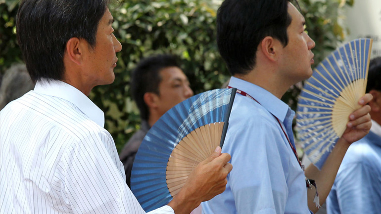 Αυξήθηκαν οι θάνατοι στην Ιαπωνία από τον καύσωνα