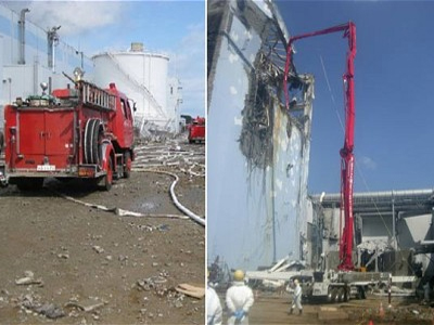 Αποθήκευση και καθαρισμός του ραδιενεργού νερού σε προσωρινές αποθήκες