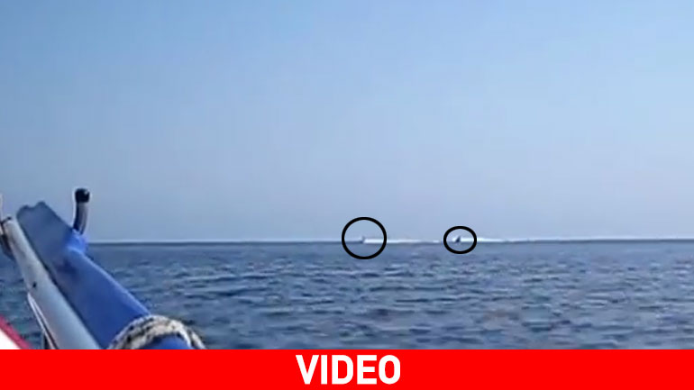 Ακόμη και με τζετ σκι έρχονται οι μετανάστες στη Σάμο