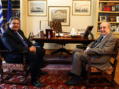 Όταν ο Καμμένος συνάντησε τον επίτιμο