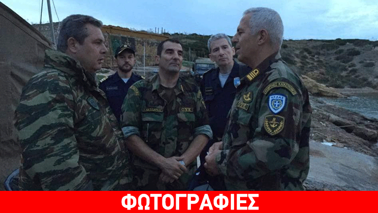 Ο Πάνος Καμμένος στην άσκηση «Κύμα 5/15»