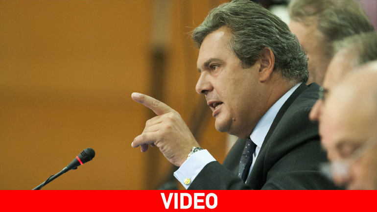 Kαμμένος στην ΚΟ των ΑΝΕΛ: «Ο ελληνικός λαός πάει στις Βρυξέλλες με ομοψυχία»